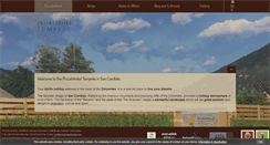 Desktop Screenshot of piccolohoteltempele.com